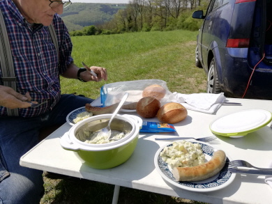 Der Katoffelsalat war von Christel war sehr Lecker